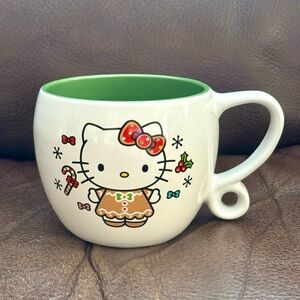 Hello Kitty in Gingerbread Dress 15.9oz Ceramic Christmas Mug